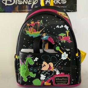 New Disney Parks 50th Anniversary Mickey Electrical Parade Loungefly  Backpack